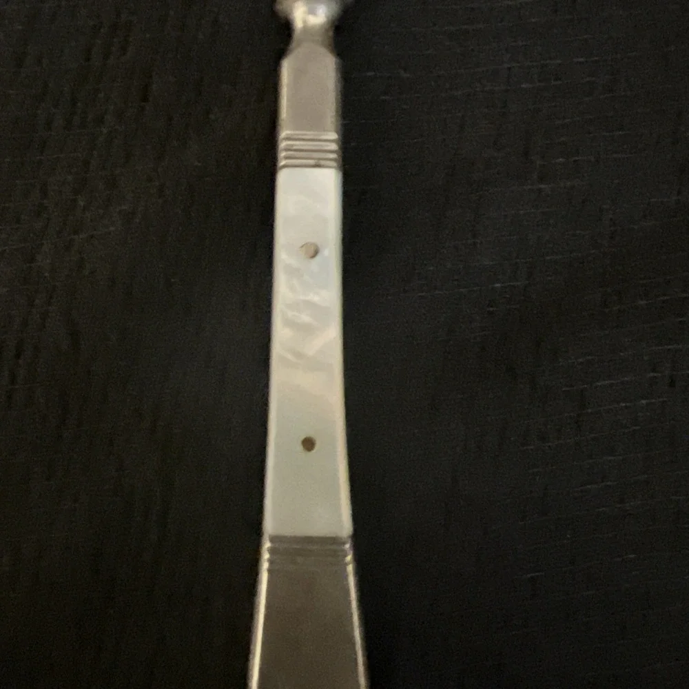 Vintage Mother Of Pearl Handled Specialty Serving Utensil 6